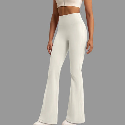 High-End Yoga Leggings Slim Yoga Pants High Waist Wide Leg Pants Bottoms Breathable Gym Casual Sports Bell Leggings Female