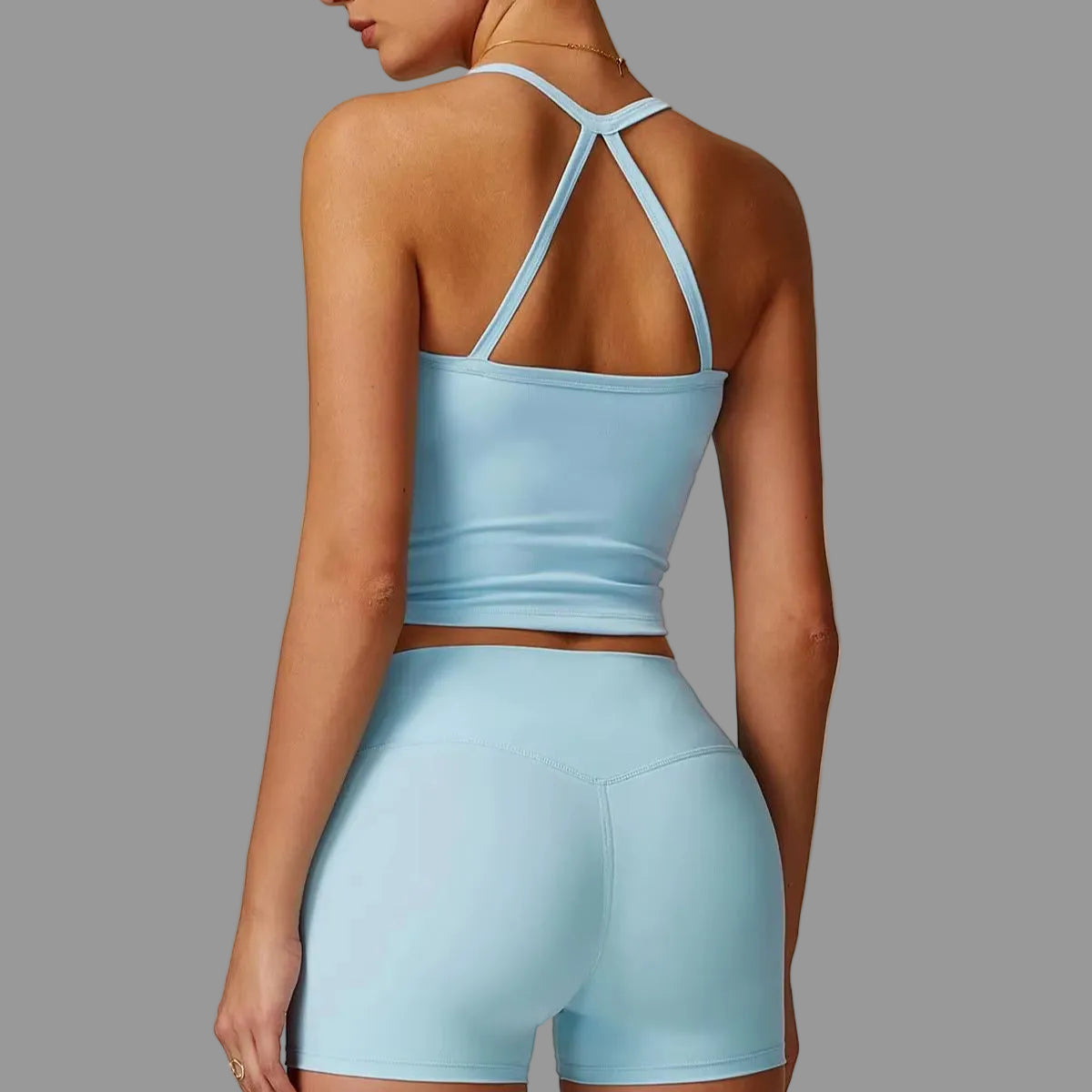 Women'S Cross Back Yoga Sports Bra Gym Tank Top Push-Up Workout Bra Fitness Vest Comfortable 'Naked Feeling'Gym Bra Fitness Wear