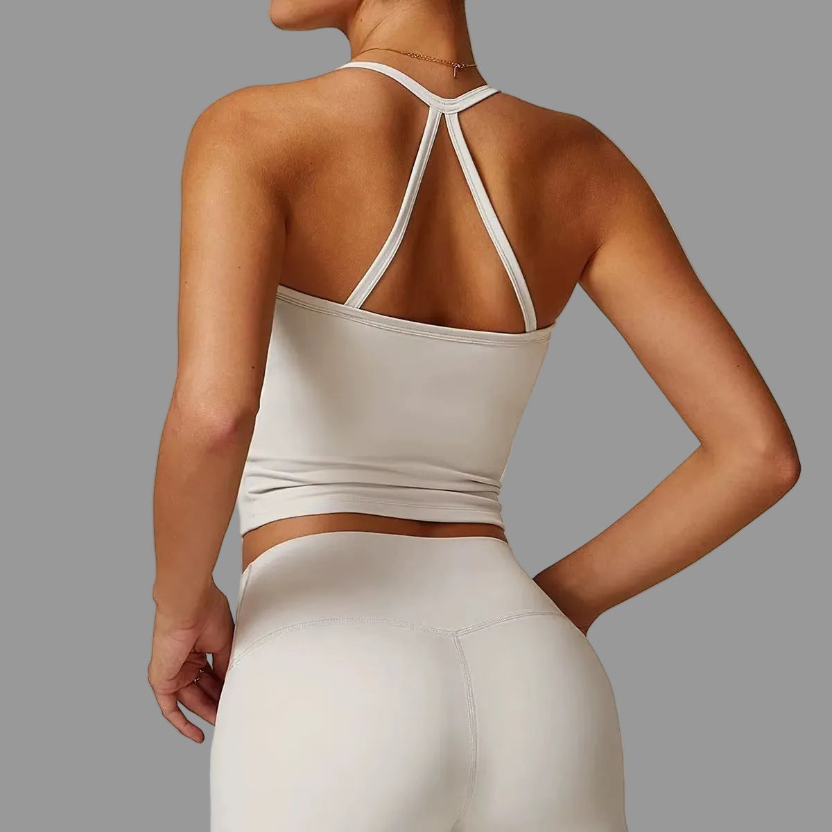 Women'S Cross Back Yoga Sports Bra Gym Tank Top Push-Up Workout Bra Fitness Vest Comfortable 'Naked Feeling'Gym Bra Fitness Wear